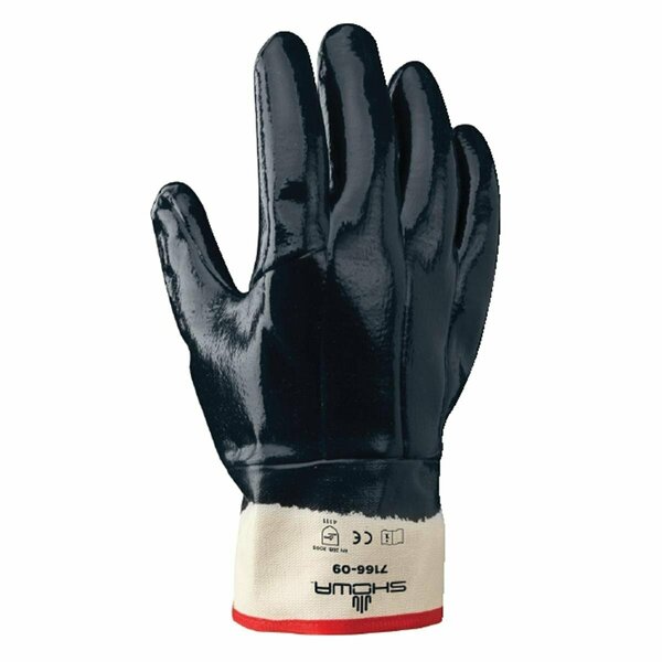 Best Glove Dispose Nitrile Coated-Navy Fully Coating Glove Size 10, 10PK 845-7166-10